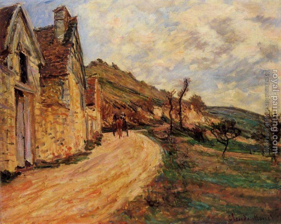 Claude Oscar Monet : Les Roches at Falaise near Giverny